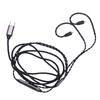 Built In Microphone 4-Strand Braided Upgrade Cord for Sennheiser IE300 IE600 IE900 Home