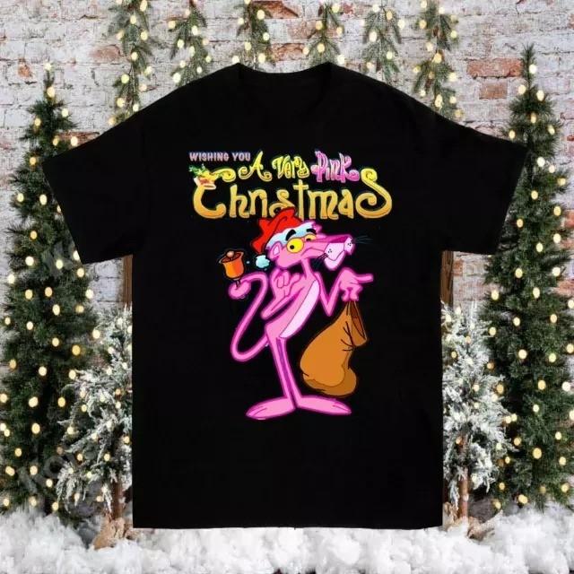 New Pink Panther T Shirt Xmas Christmas Gift S5XL KK2231 Unisex T-Shirt