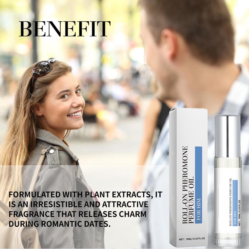 Pheromone Perfume Oil Long-lasting Perfume Suitable For Valentine's Day, Party, Music Festival,Dating For Him 10ml