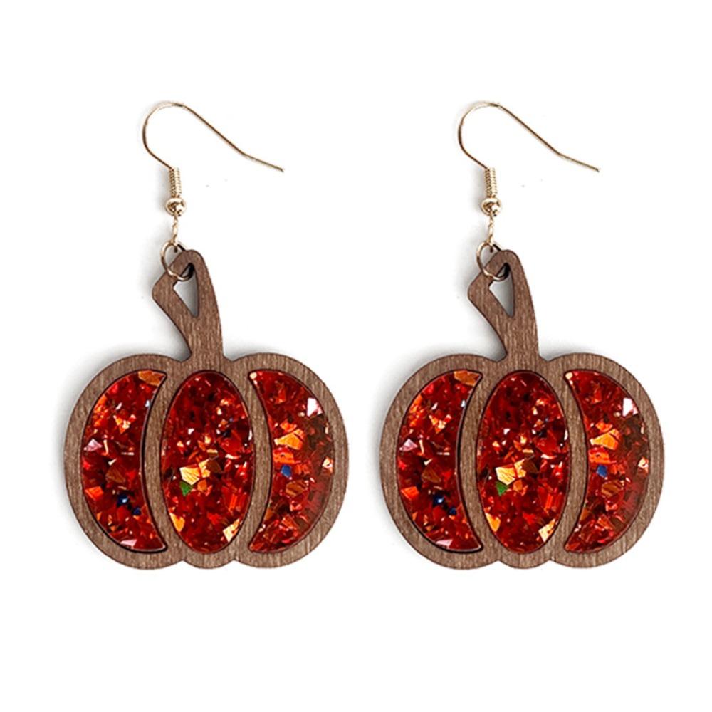 Drop Earrings Glitter Acrylic Earrings Dangle Earring Pendant Earrings Halloween Props