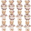 12-4s Мини Медвежонок Игрушечный Крошечные Мишки Кукла Оптом Мягкие Плюшевые Мягкие Игрушки Маленькие Медведи для Брелка DIY Поделки Детский Праздник День Рождения