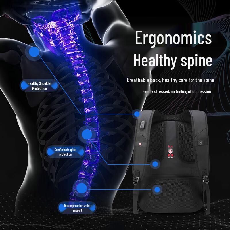 CROSSGEAR Swiss Army Style Large Capacity Laptop Backpack