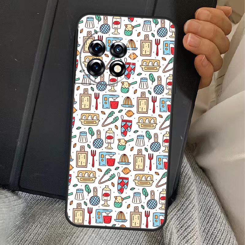 Чехол-кейс для кухонных ножей шеф-повара Для OnePlus Nord 5 CE 2 3 4 Lite N20 N30 OnePlus 15 13 12 11 10T 10R 12R 13R 13T Чехол