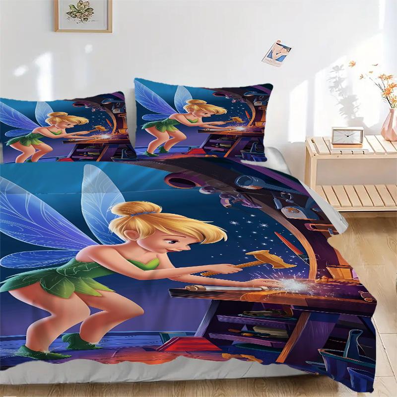 Tinkerbell Magic Print 3Pcs Bedding Setduvet Cover With 2 Bedropillowcase Home Birthday Gift