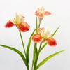 Real Touch Artificial Iris Flower Branches PU Fake Flower Hotel Home Living Room Decor