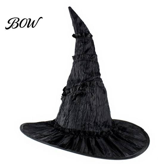 Festival Party Headwear Halloween Witch Wizard Hat, Adult Kids Cosplay Cone Hat with Spider Pointed Web Star Decor, Gothic Costume Prop, Trick