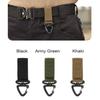 Outdoor Camping Hiking Rotatable Molle Tactical Nylon Ribbon Knapsack Keychain Triangle Backpack Waist Bag Fastener Hook Buckle