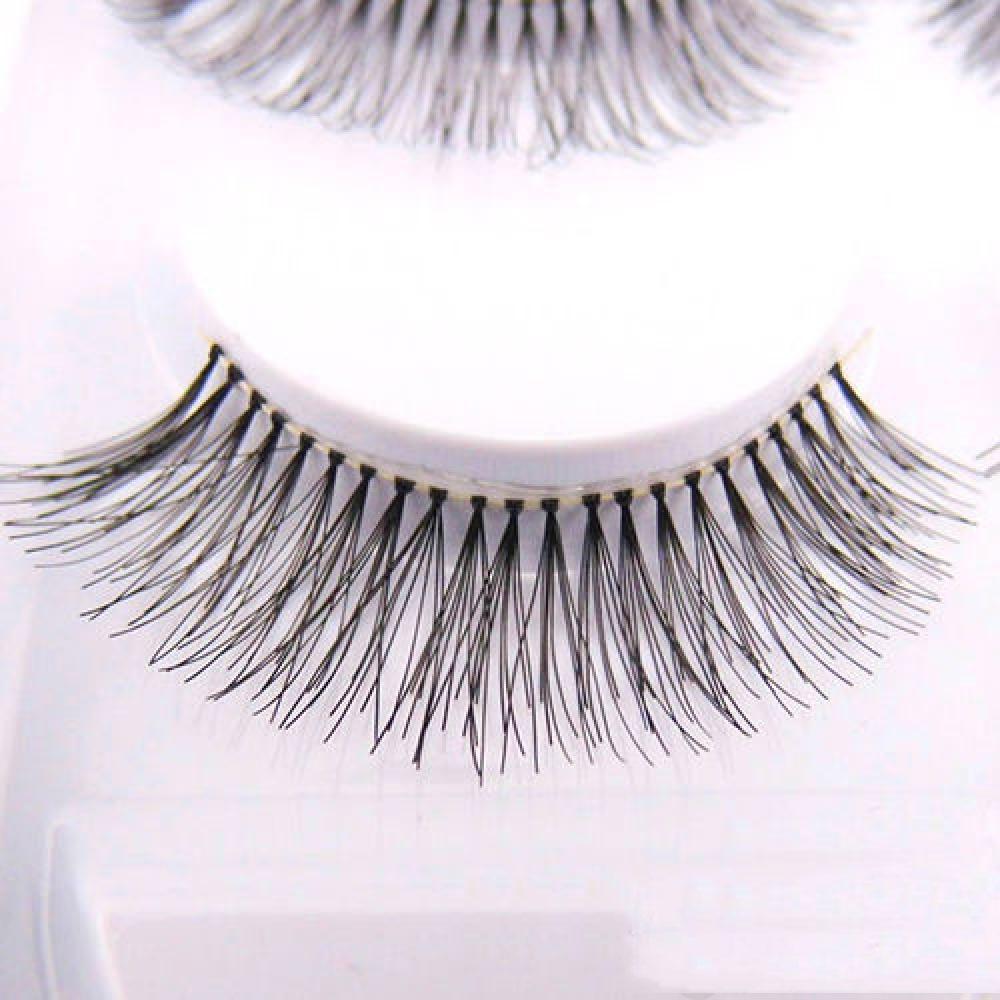 5 Pairs Makeup Natural Cross Black Handmade False Eyelashes Eye Lashes Extension