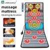 Electric Massage Mattress Kneading Vibrating Heating Lumbar Neck Back Relaxation Home Office Health Care