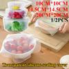 1/2 шт. силиконовые многоразовые крышки для хранения продуктов питания, пластиковая пленка, крышка от брызг в микроволновой печи, можно мыть в посудомоечной машине, не содержит бисфенол А, кухонные принадлежности