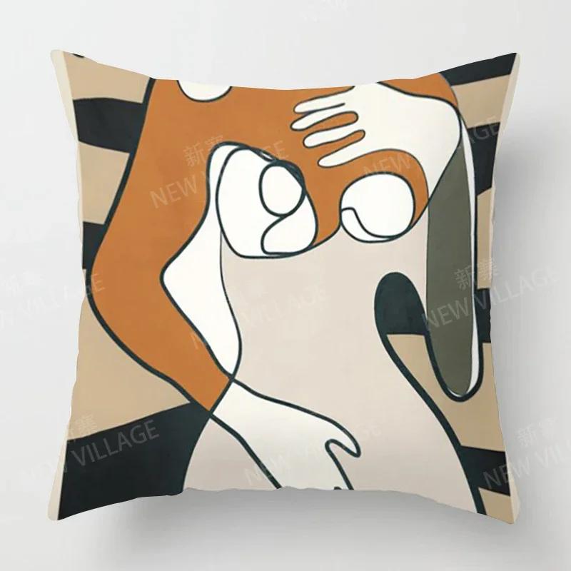 Скандинавский Осенний Домашний Декор Осеннее Украшение Наволочка для Подушки Диванная Наволочка Современная Гостиная