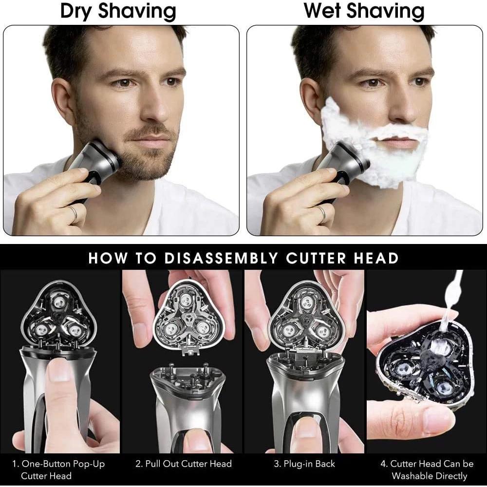 Xiaomi ENCHEN Blackstone Electric Rotary 3D Shaver Type-C Quick Charging Precision Trimmer And Safety Lock Razor