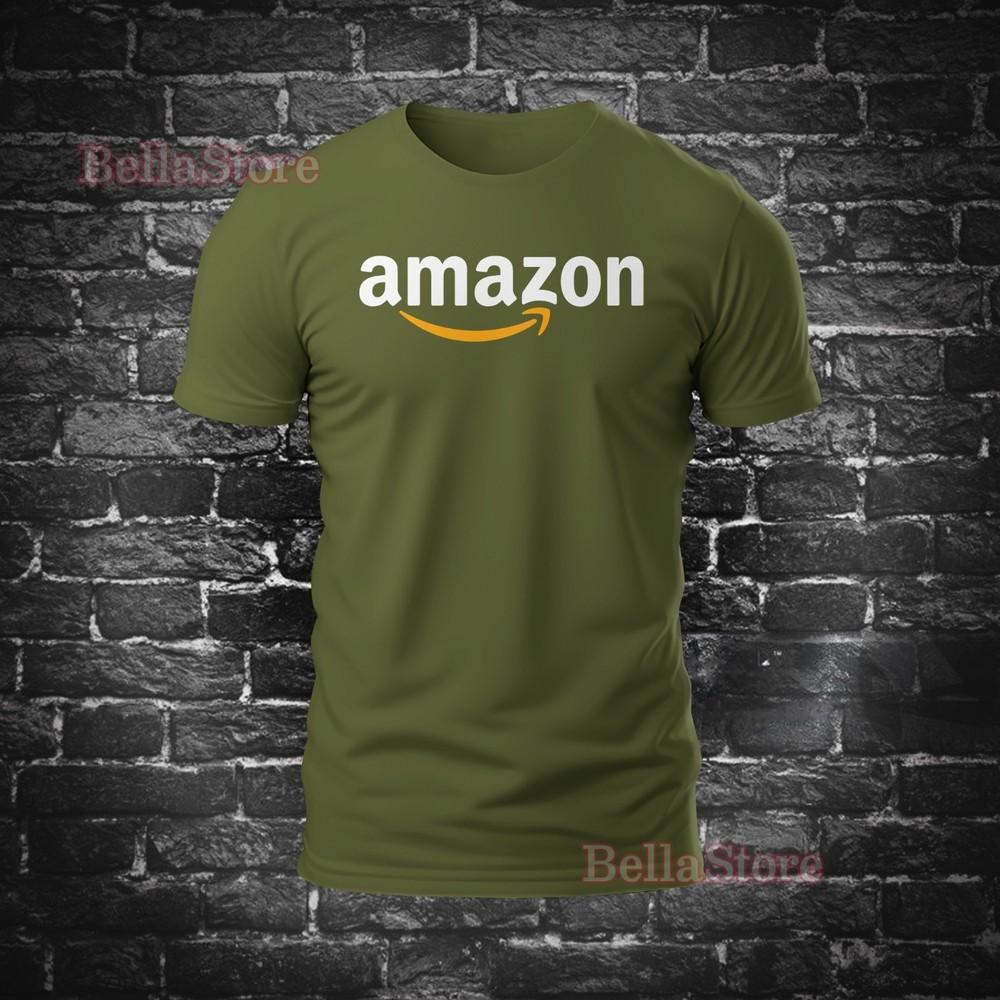 Amazon Логотип смешная футболка Размер S-5XL США Унисекс Футболка