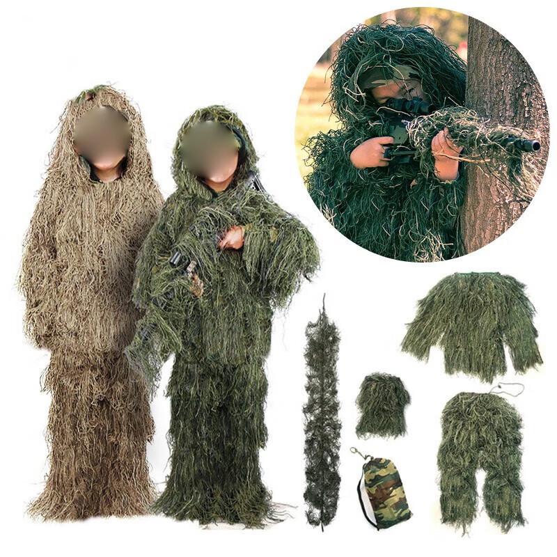Children's Ghillie Suit 5-Piece Camouflage Set
