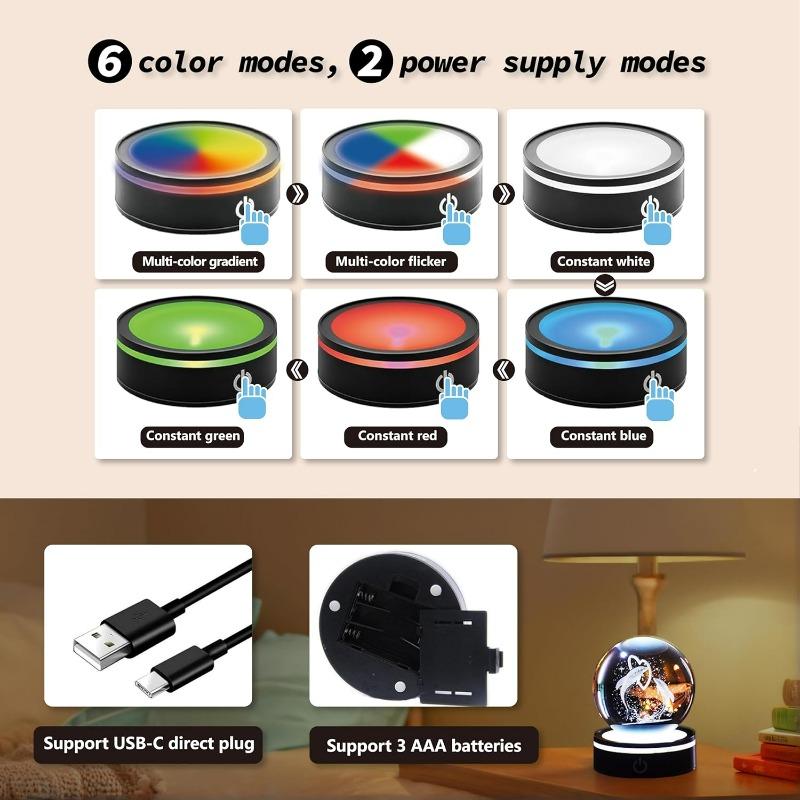 3D Лазерная гравировка Дельфин и Сердце Хрустальный шар Романтический Светодиодный ночник Фигурки морских животных Декор Стеклянная сфера Лампа Подарки