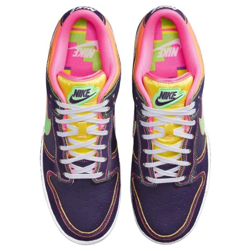 Nike Мужские низкие кеды Dunk для скейтбординга Фиолетовые IR1526-500