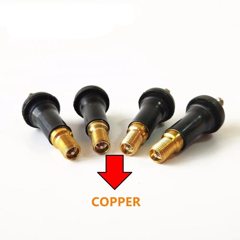 Original 4pcs Rubber Snap In Tpms Valve Stem Service Kit 15263240 20008 9l3z1700a 68058766aa 28194sc000