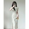 Улучшенное платье Cheongsam на весну и лето в китайском стиле, темпераментная женская одежда