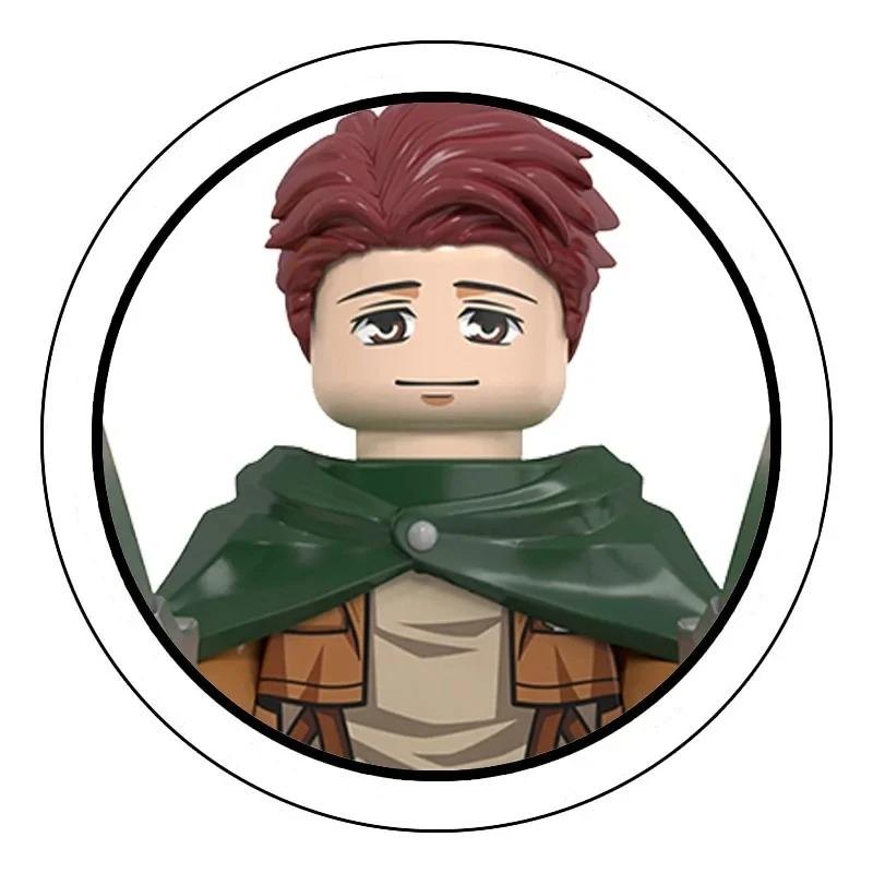 Слепая коробка Строительные блоки Мини-модели Фигурки Атака на Титанов Леви Аккерман Эрен Микаса Гигант Анни Хэллоуин Рождественские подарки Игрушка