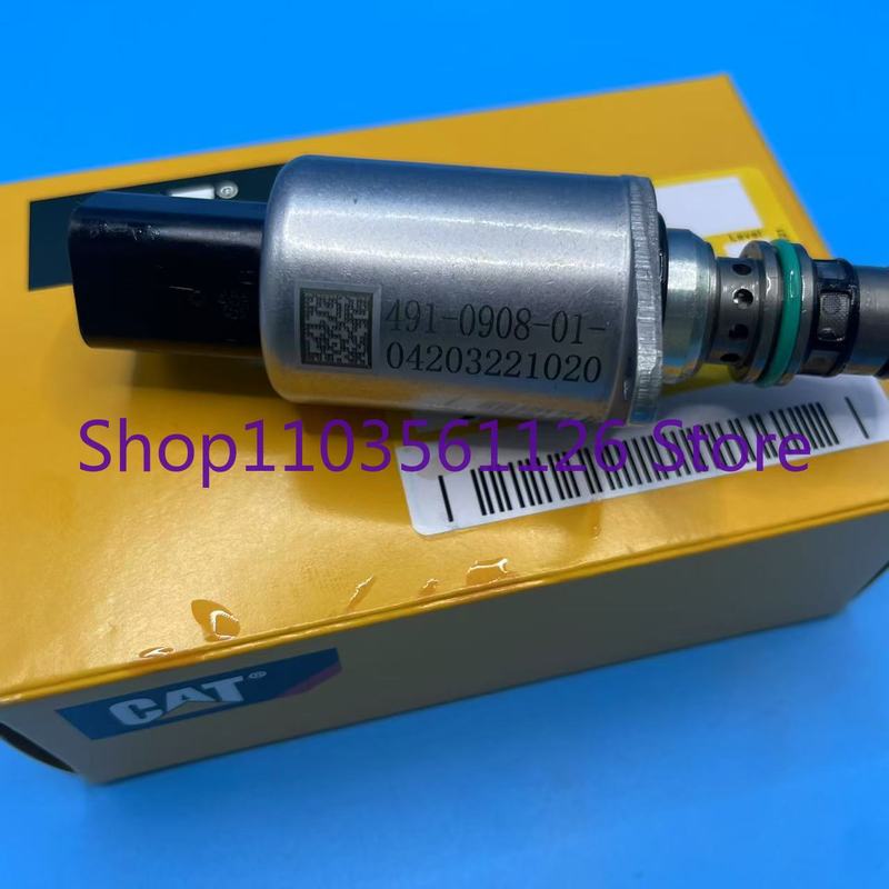 4910908 491-0908 Solenoid Valve For C7.1 Engine 320 320GC 326 330 345GC 349 352 340 352 MH3040 Excavator Accessories