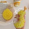 Honeycomb Bath Ball Natural Sea Wool Replacement Dead Skin Remover Cleaning Foam Washing Massager Pouf Shower Exfoliating Sponge