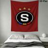 AC Sparta Praha logo Wall Hanging Printed Fabric Blanket Decorative Tapestries for Bedroom Living Room Home Decor