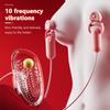 Adjustable Silicone Nipple Clamps for Women's Fetish Breasts and Labia Stimulation Masturbators Accessory