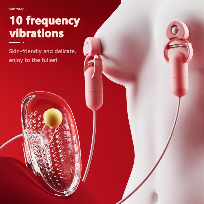 Adjustable Silicone Nipple Clamps for Women's Fetish Breasts and Labia Stimulation Masturbators Accessory