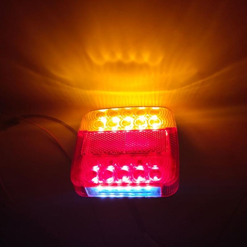 26LEDs Tail Light Trailer Truck Caravan-Taillight Turn Signal Indicator Number Plate Light Rear Reverse Brake Stop Lamp