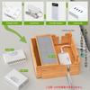 Зарядная станция Pezin Hulin Bamboo Настольный органайзер для хранения вещей Обеспечивает зарядную станцию для нескольких устройств Зарядное устройство USB в комплект не входит Совместимо