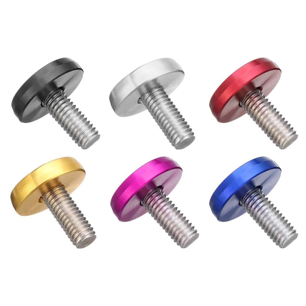 20 шт. M6x15 мм CNC алюминиевый автомобильный стайлинг универсальные наклейки на бампер пароль для комплекта для наряда на болты с шайбами на крыльях моторного отсека