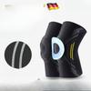 Нескользящие силиконовые спортивные наколенники, нейлоновые пружинные полоски, баскетбольные вязаные высокоэластичные защитные наколенники, оборудование