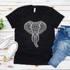 Elephant T Shirt Elephant Mandela Shirt Zoo Animal T-Shirt Gift for Elephant Lover Bohemian Elephant Shirt Save The Elephants Tee