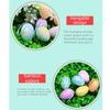 6Pcs Foam Material Easter Eggs Pendant Simulation Egg Easter Festival Decoration  Easter Party