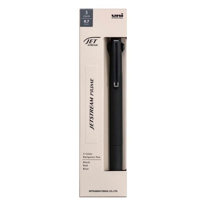 Mitsubishi Pencil 3-Color Ballpoint Pen Jetstream Prime 0.7 Black SXE3350007.24 0.7mm