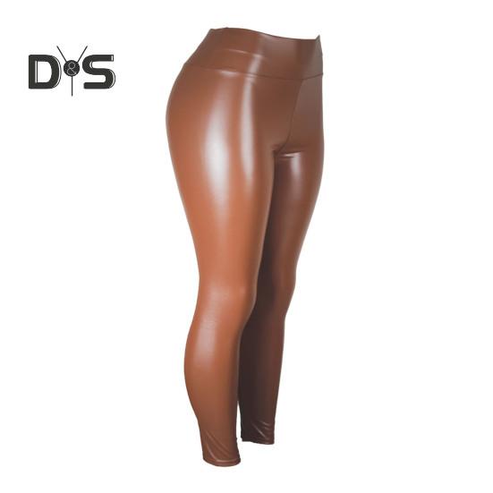 Женские брюки из искусственной кожи, эластичные, обтягивающие, с высокой талией, глянцевые, мягкие, дышащие, корректирующие фигуру, утягивающие живот, однотонные, для вечеринок в ночном клубе