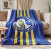Parramatta Eels  Soft and comfortable flannel Suitable for sofas living rooms outdoor camping travel and also makes a great anniversary gif