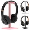 Fogman Headphone Holder Stand Aluminum Alloy Hanger Curved Easy To Assemble Anti-Slip (Pink)