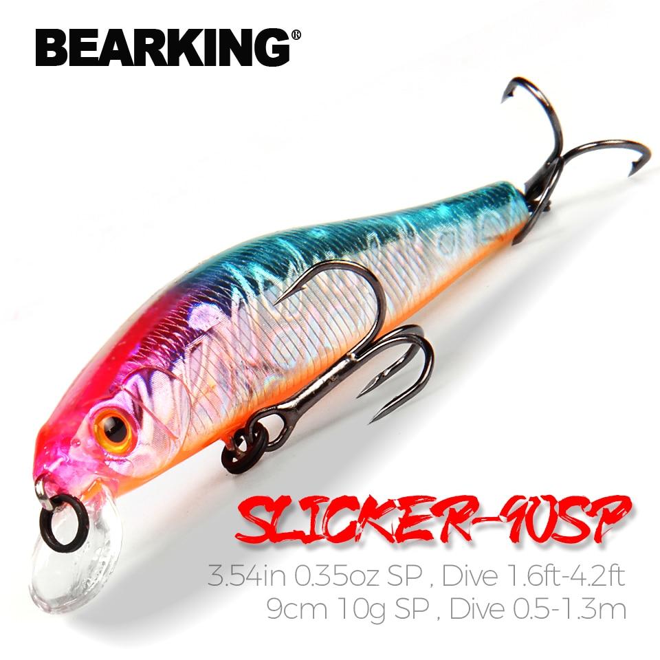 BEARKING 9 см 10 г хорошие рыболовные снасти блестящие SP приманки Minnow Crank, вольфрамовый магнит, весовая система, приманка для воблера Isca, искусственная