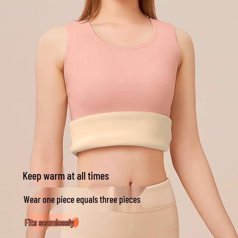 Langsha Women's Thickened Thermal Lamb Fleece Vest