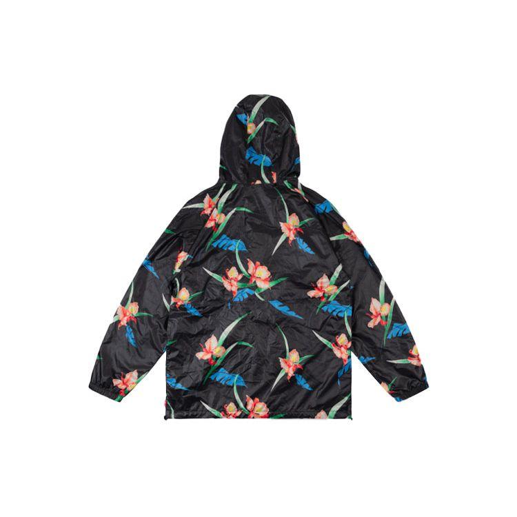 Куртка с капюшоном Levis Floral Print, мужская, черная 56568-0004