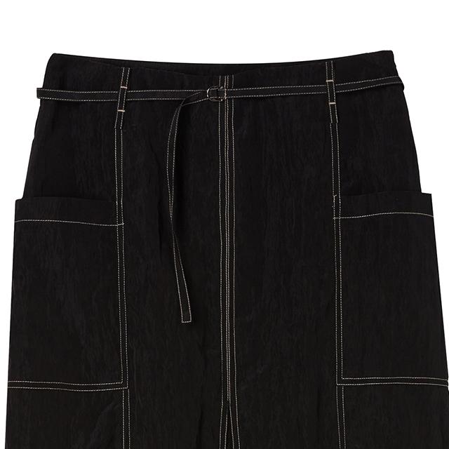 LAP Skirt Layered Stitch Contrast Pants Ar1Wp262