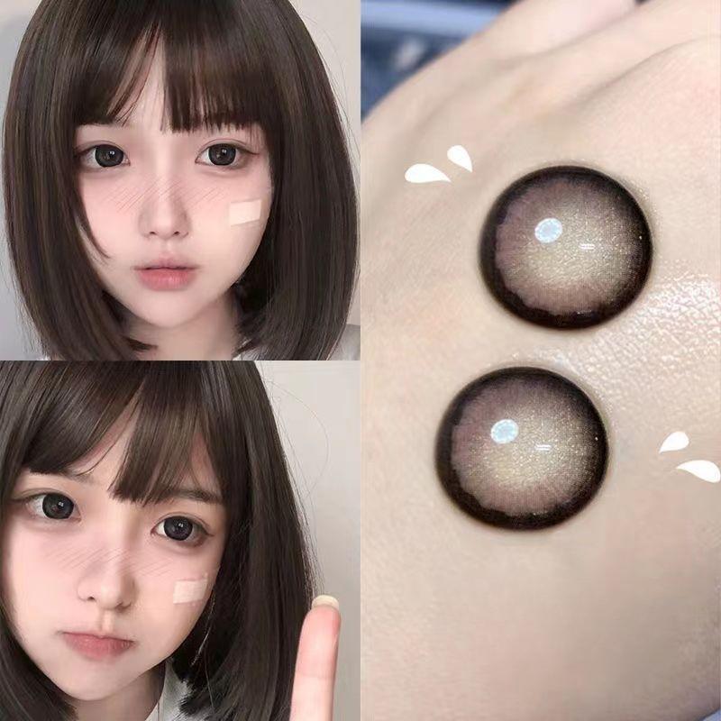MillCreek 2шт цветные контактные линзы для глаз карие натуральные комфортные годовые контактные линзы для макияжа глаз косплей контактные линзы ежегодное обслуживание