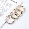 Enamel Enamel Flower Bangle Traditional Women's Hand Bracelet Vintage Cloisonne Bangle  Ladies