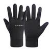Windproof and Waterproof Plus Velvet Warm Gloves for Autumn and Winter Cold Riding All Fingers for Men and Women Handsome Gloves