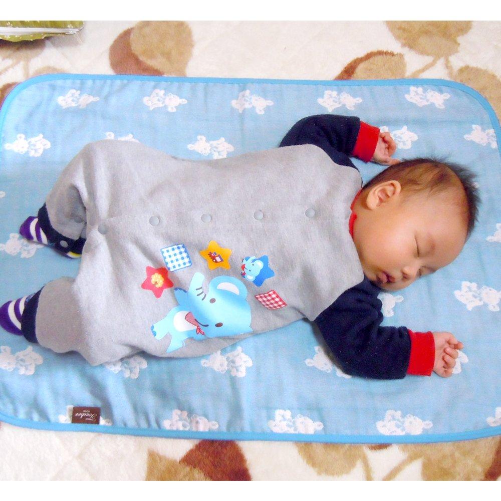 Hiorie Сделано в Японии марлевая детская мини-куртка медведь детское марлевое детское подарочное одеяло (хиори) 4-слойное одеяло, размер, узор, коричневый, одеяло,