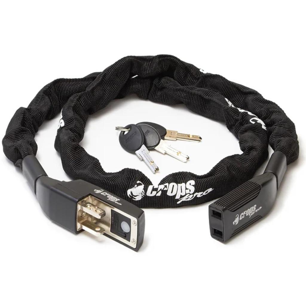 Crops Chain Lock 6mm X 1100mm Dimple Key K4-66 CP-K4-66-01 (Black)