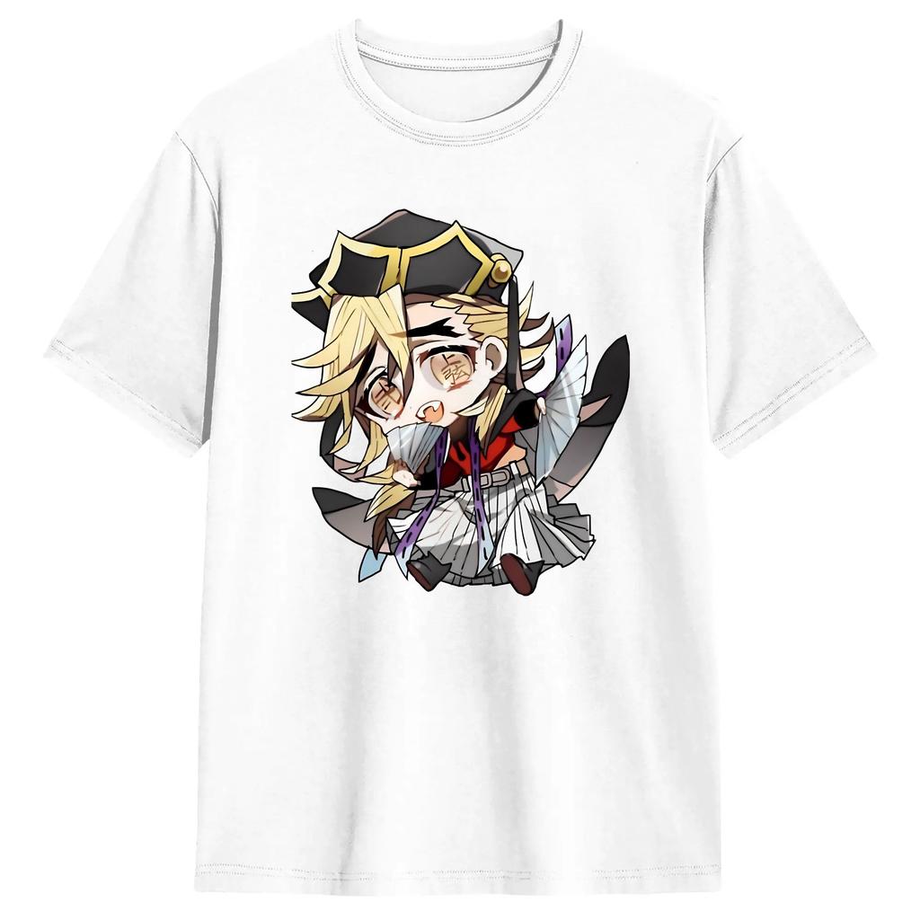 Vintage T Shirt Summer Anime Douma Upper Fashion T Shirts Pure Cotton Tee Shirt for Unisex Awesome Plus Size Short Sleeve Tees