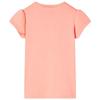 T-shirt pour enfants corail néon 92/104/116/128/140