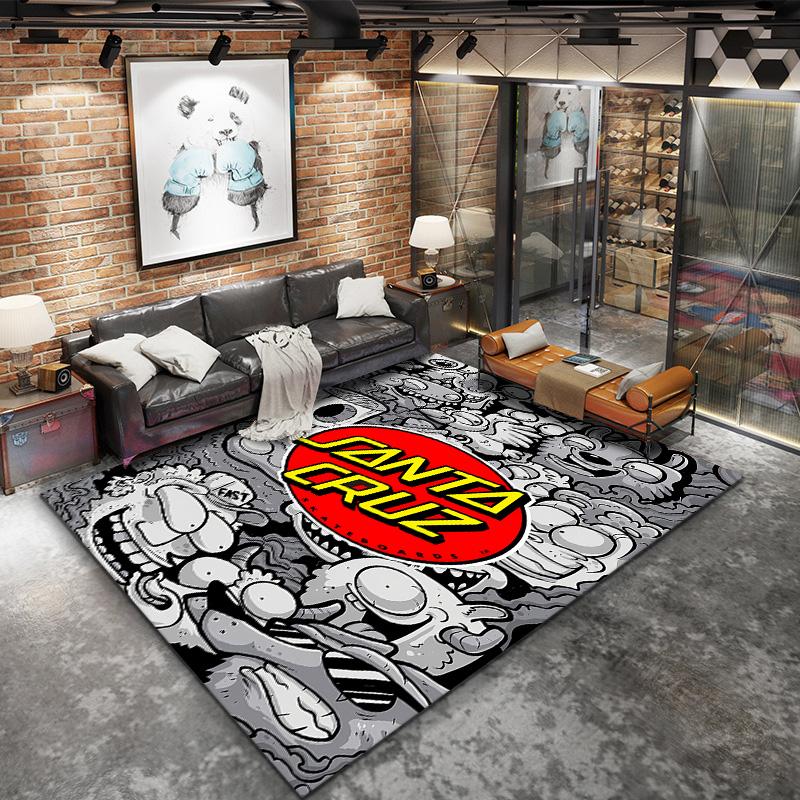Santa Cruz Carpet Rug For Living Room Bedroom Home Sofa Decoration Kids Play Nonslip Floor Mat